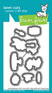 Lawn Fawn - Die Set - Tea-rrific Day Add-On