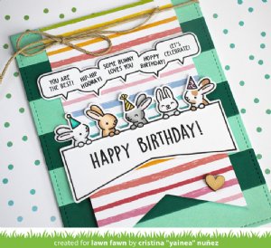 Lawn Fawn - Clear Stamp - All the Party Hats