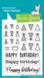 Lawn Fawn - Clear Stamp - All the Party Hats