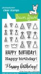 Lawn Fawn - Clear Stamp - All the Party Hats