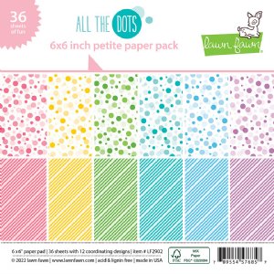Lawn Lawn - 6X6 Paper Pack - All The Dots