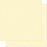 Lawn Fawn - 12X12 Patterned Paper - Stripes 'n Sprinkles - Yay Yellow