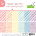 Lawn Fawn - 6X6 Petite Paper Pack - Stripes 'n Sprinkles