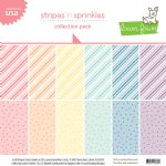 Lawn Fawn - 12X12 Collection Pack - Stripes 'n Sprinkles