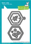 Lawn Fawn - Die - Honeycomb Shaker Gift Tag