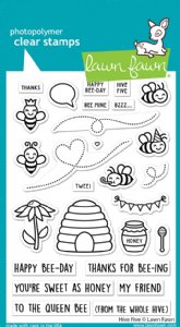 Lawn Fawn - Clear Stamp - Hive Five