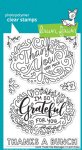 Lawn Fawn - Clear Stamp - Giant Thank You Messages