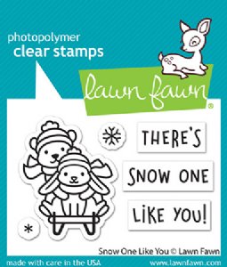 Lawn Fawn - Clear Stamp - Snow One Like You