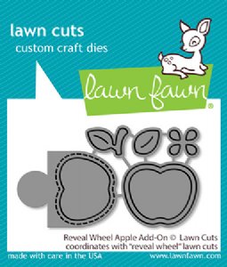 Lawn Fawn - Dies - Reveal Wheel Apple Add-On