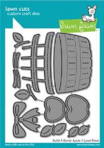 Lawn Fawn - Dies - Build-A-Barrel: Apple