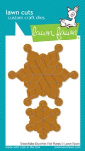 Lawn Fawn - Hot Foil Plate - Snowflake Duo