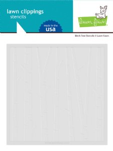 Lawn Fawn - Stencil Pack - Birch Tree