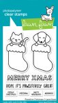 Lawn Fawn - Clear Stamp - Pawsitive Christmas