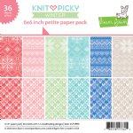 Lawn Fawn - 6X6 Petite Paper Pack - Knit Picky Winter