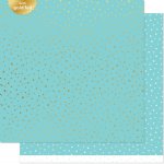 Lawn Fawn - 12X12 Patterned Paper - Twinkling Aqua