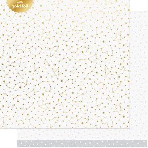 Lawn Fawn - 12X12 Patterned Paper - Twinkling White
