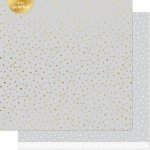Lawn Fawn - 12X12 Patterned Paper - Twinkling Grey