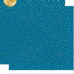 Lawn Fawn - 12X12 Patterned Paper - Twinkling Navy