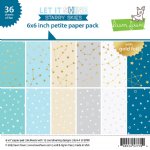 Lawn Fawn - 6X6 Petite Paper Pack - Let it Shine Starry Skies