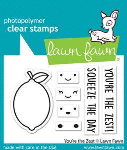 Lawn Fawn - Clear Stamp - You're the Zest