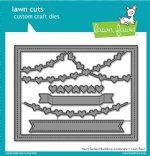 Lawn Fawn - Die - Heart Garland Backdrop: Landscape