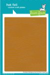 Lawn Fawn - Hot Foil Plate - Woodgrain Background