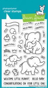 Lawn Fawn - Clear Stamp - Elephant Parade