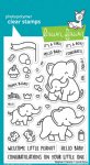 Lawn Fawn - Clear Stamp - Elephant Parade