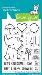 Lawn Fawn - Clear Stamp - Elephant Parade Add-On
