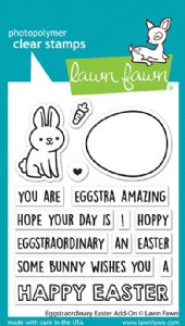 Lawn Fawn - Clear Stamp - Eggstraordinary Easter Add-On