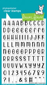 Lawn Fawn - Clear Stamp - Henry Jr.'s ABCs