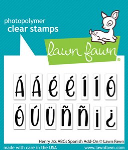 Lawn Fawn - Clear Stamp - Henry Jr.'s ABCs Spanish Add-On