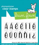 Lawn Fawn - Clear Stamp - Henry Jr.'s ABCs Spanish Add-On