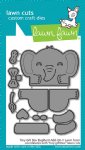 Lawn Fawn - Die - Tiny Gift Box Elephant Add-On