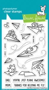 Lawn Fawn - Clear Stamp - Just Plane Awesome