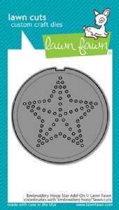 Lawn Fawn - Die - Embroidery Hoop Star Add-On