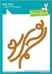Lawn Fawn - Hot Foil Plate - Stitched Trails