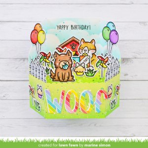 Lawn Fawn - Clear Stamp - Yappy Birthday