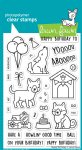 Lawn Fawn - Clear Stamp - Yappy Birthday