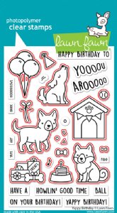 Lawn Fawn - Die - Yappy Birthday
