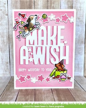 Lawn Fawn - Clear Stamp - Yappy Birthday Add-on