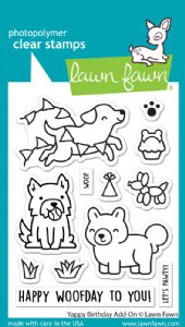 Lawn Fawn - Clear Stamp - Yappy Birthday Add-on