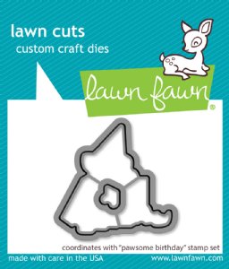Lawn Fawn - Die - Pawsome Birthday