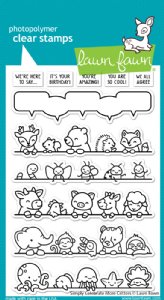 Lawn Fawn - Clear Stamp - Simply Celebrate More Critters