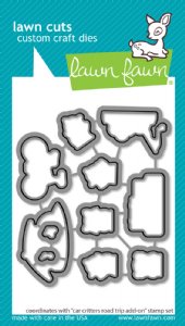 Lawn Fawn - Die - Car Critters Road Trip Add-On