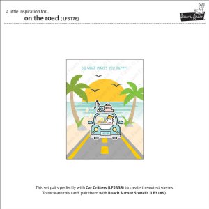 Lawn Fawn - Die - On the Road