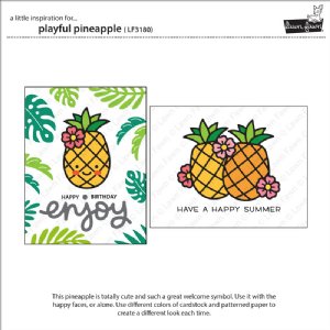 Lawn Fawn - Die - Playful Pineapple