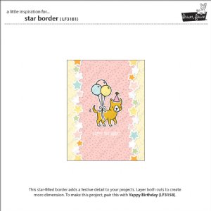 Lawn Fawn - Die - Star Border Die