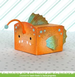 Lawn Fawn - Die - Tiny Gift Box Anglerfish Add-On