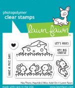 Lawn Fawn - Clear Stamp - Hay There, Hayrides! Mice Add-On